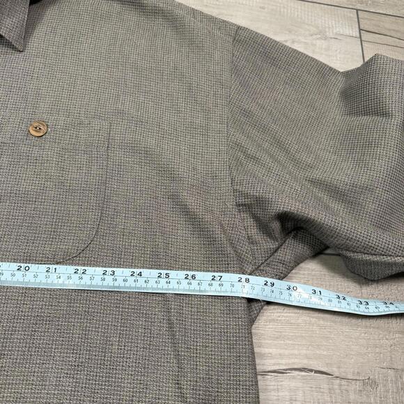 VTG SIGNUM Long Sleeve Button-Up Shirt SzXXL Microcheck Minimalist Germany Made - Picture 7 of 9